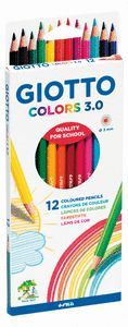 LAPIZ GIOTTO C/12 COLORS 3.0