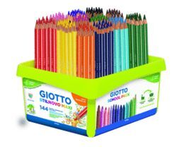 LAPIZ GIOTTO STILNOVO MAXI SCHOOLPACK 144 COLORES