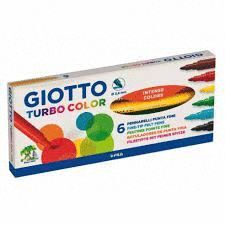 ROTULADOR GIOTTO C/6 COL TURBO COLOR