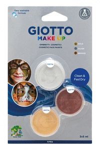 MAQUILLAJE GIOTTO MAKE UP COLORES METALIZADOS BLIS