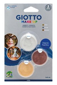 MAQUILLAJE GIOTTO MAKE UP COLORES METALIZADOS BLIS