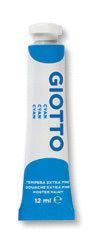 TEMPERA GIOTTO TUBO AZUL CYAN 12 ML
