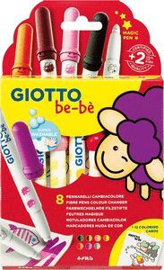 ROTULADOR GIOTTO BEBE CAMBIACOLOR 8 COLORES SURTID