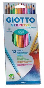 LAPIZ ACUARELA GIOTTO C/12 COL STYL NOVO