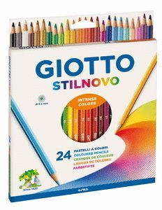 LAPIZ GIOTTO C/24 COL STYL NOVO