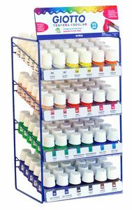 EXPOSITOR 288 UD TEMPERA GIOTTO ESCOLAR 25 ML
