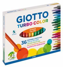 ROTULADOR GIOTTO C/36 COL TURBO COLOR