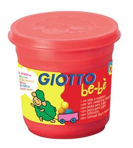 GIOTTO BEBE SUPER PASTA PARA JUGAR 220 GR ROJO