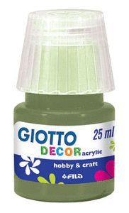 TEMPERA ACRILICA GIOTTO DECOR 25 ML VERDE OLIVA CA