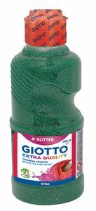 TEMPERA GIOTTO 250ML GLITTER VERDE
