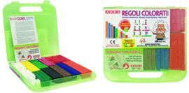 MALETIN PLASTICO 200 REGLETAS DE COLORES