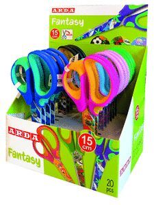 EXPOSITOR 20 TIJERAS 15 CM FANTASIA