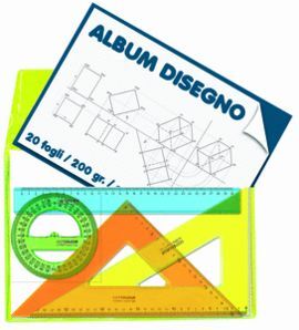 JUEGO REGLAS 4 PZAS COLORES FLUOR SOBRE CON TALADR