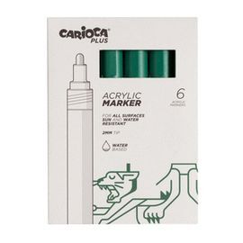 ROTULADOR CARIOCA PLUS ACRILICO 08 NARANJA