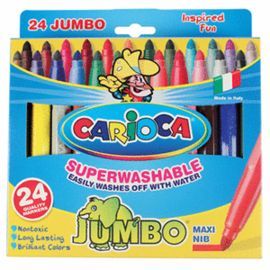 ROTULADOR CARIOCA JUMBO CAJA 24 UDS