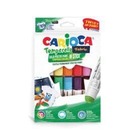 TEMPERAS TEMPERELLO FABRIC CAJA 10 UDS