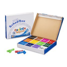TEMPERAS TEMPERELLO SCHOOLBOX 96 UDS