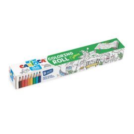 CARIOCA CREATE   COLOR COLORING ROLL JUNGLE