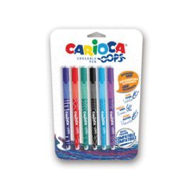 BOLIGRAFOS OOPS BLISTER 6 UDS SURTIDO