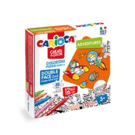CARIOCA CREATE   COLOR COLORING PUZZLE ADVENTURES