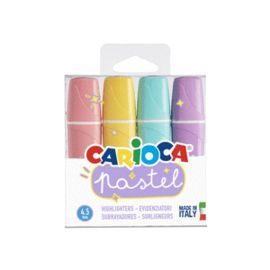 MARCADOR CARIOCA PASTEL MEMOLIGHT 4 UDS