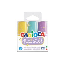 MARCADOR CARIOCA PASTEL MINILIGHT 3 UDS