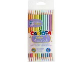 LAPIZ CARIOCA BICOLOR 12 COLORES PASTEL