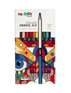 LAPIZ CARIOCA PLUS 4,0 12 COLORES SURTIDOS