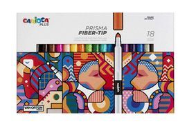 ROTULADOR CARIOCA PLUS PRISMA 18 COLORES SURTIDOS