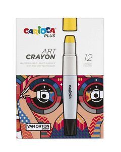 CERA CARIOCA PLUS ART CRAYON 12 COLORES SURTIDOS