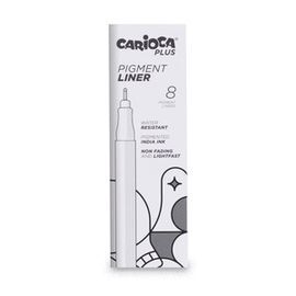 ROTULADOR CALIBRADO CARIOCA PLUS PUNTA PINCEL NEGR