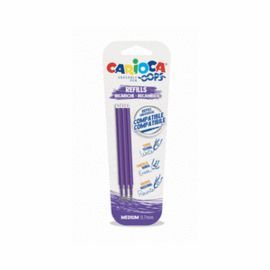 RECAMBIO BOLIGRAFOS BORRABLE OOPS LILA BLISTER 3 U