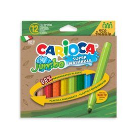 ROTULADOR CARIOCA JUMBO 12 COLORES SURTIDO SUPER L