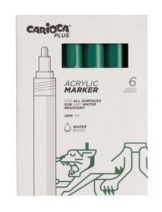 ROTULADOR CARIOCA PLUS ACRILICO 37 PLATA