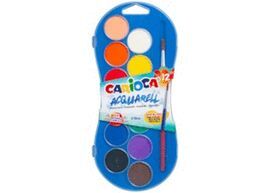 ACUARELAS CARIOCA 12 COLORES