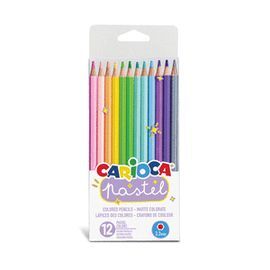 LAPIZ CARIOCA 12 COLORES PASTEL