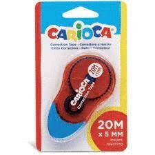 CINTA CORRECTORA CARIOCA 20M BLISTER 1 UD