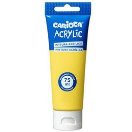 TUBO PINTURA ACRILICA 75 ML AMARILLO
