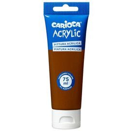 TUBO PINTURA ACRILICA 75 ML MARRON