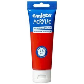 TUBO PINTURA ACRILICA 75 ML ROJO