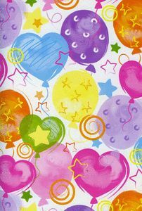 PAPEL REGALO BOBINA 62CMS GLOBOS
