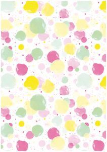 PAPEL REGALO BOBINA 62CMS - MANCHAS DE COLOR