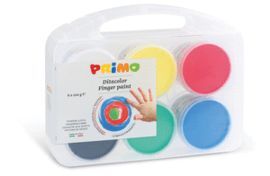 PINTURA DEDOS 100 G 6 COLORES BASICOS
