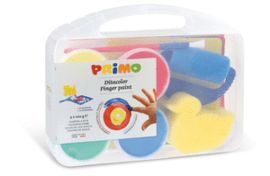 MALETIN PINTURA DEDOS 100 ML 4 COLORES CON ACCESOR