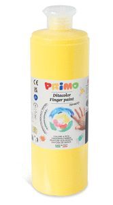 PINTURA DEDOS PRIMO 750ML AMARILLO