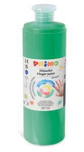 PINTURA DEDOS PRIMO 750ML VERDE
