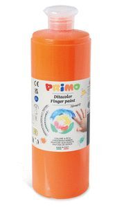PINTURA DEDOS PRIMO 750ML NARANJA