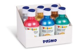 TEMPERA PRIMO 300ML 6 COLORES METALIZADOS