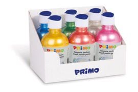 TEMPERA PRIMO 300ML 6 COLORES NACARADOS