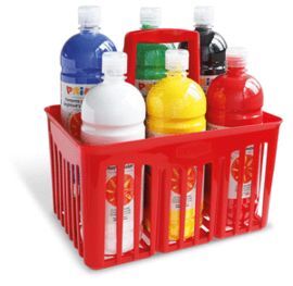 PACK 6 TEMPERA LIQUIDA 1000ML COLORES BASICOS CEST